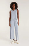 Sloane Jersey Muscle Tank - Washed Indigo
