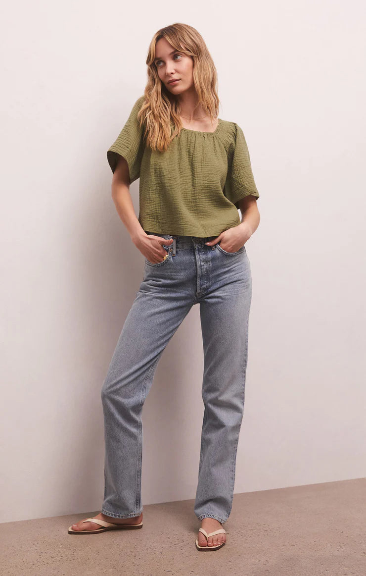 No Rules Gauze Top