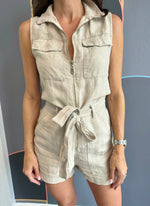 Zip Front Romper