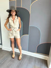 Zip Front Romper