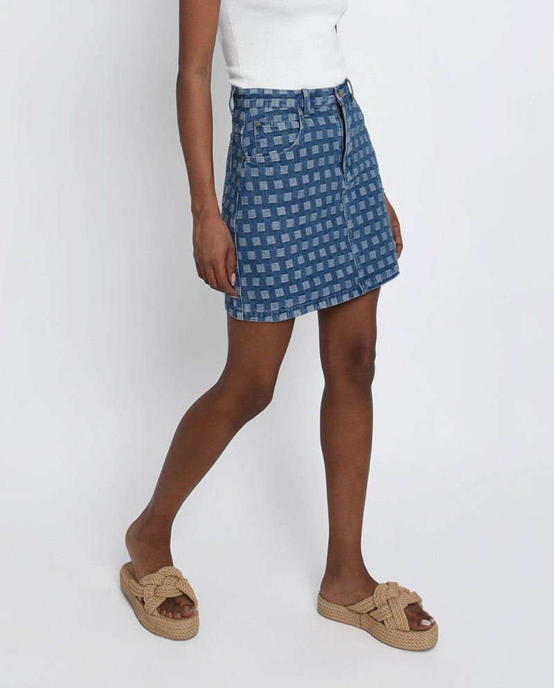 Brut Denim Skirt