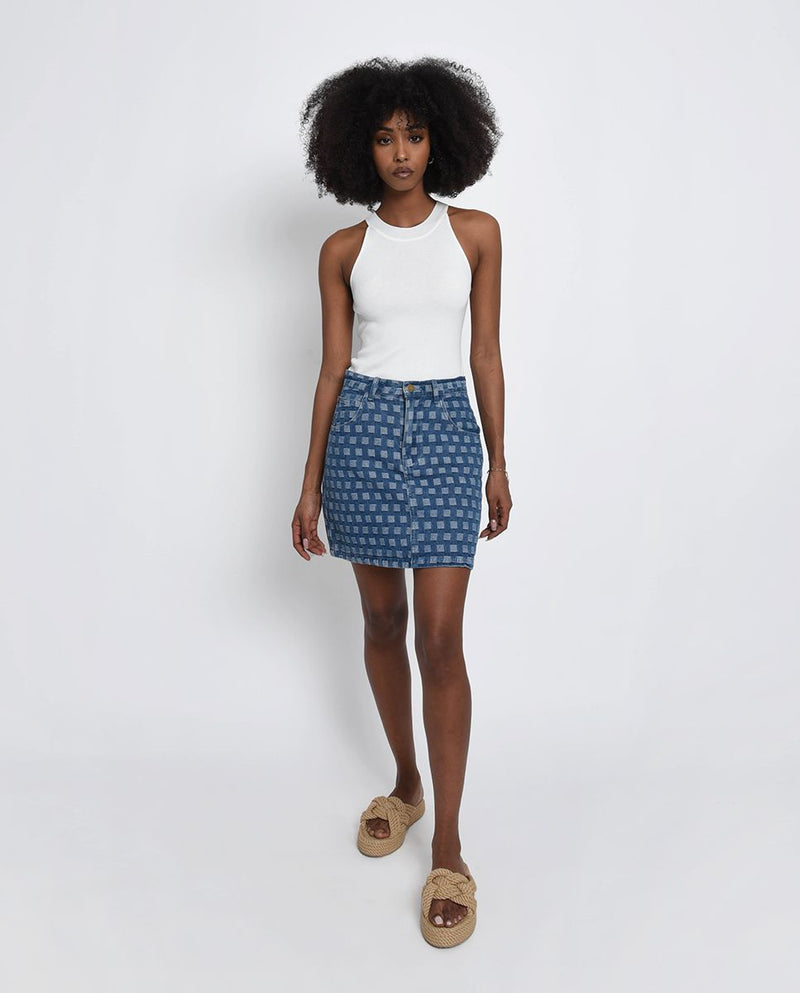 Brut Denim Skirt