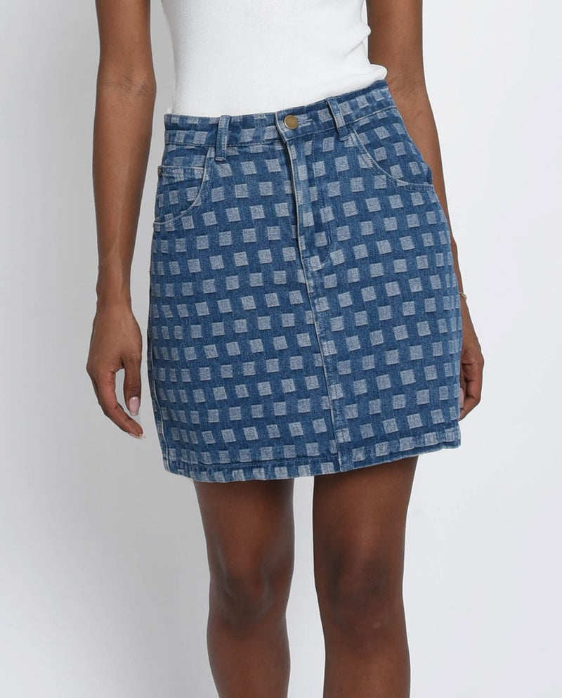 Brut Denim Skirt