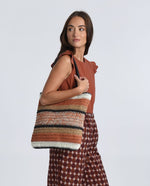 Selene Striped Handbag