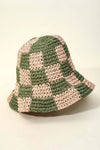 Colorful Checker Bucket Hat