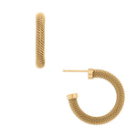 Wynn Mini Mesh Hoop Earring