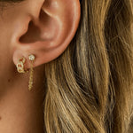 Sloane Chain Stud Earring