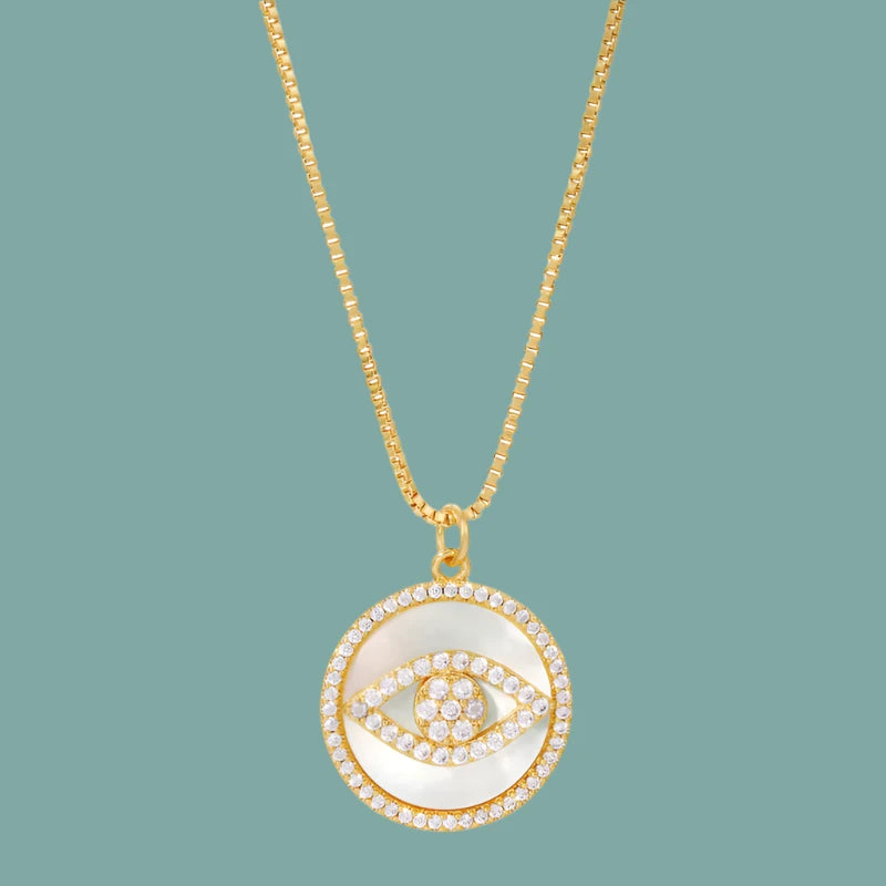 Mati Stone Inlay Necklace