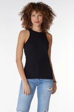 High Neck Ribbed Tank