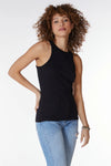 High Neck Ribbed Tank