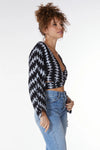 Kimono Sleeve Tie Front Top