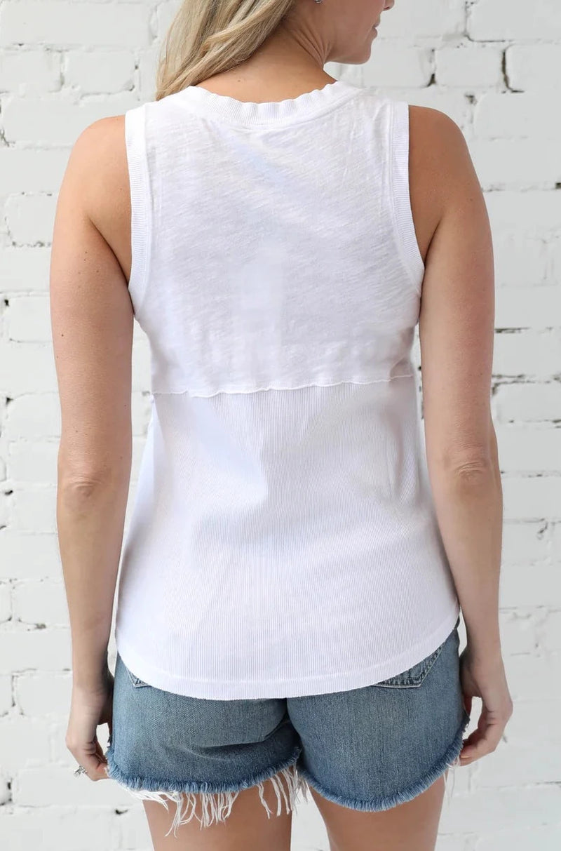 Inset V-Neck Tank