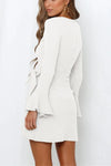 Wrap Tie Knit Dress