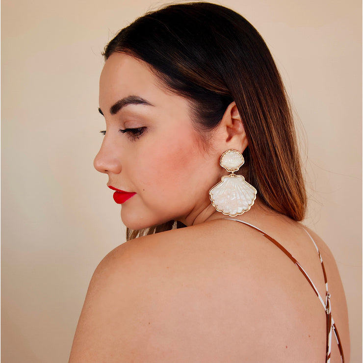 Olivia Seashell Dangle Earring