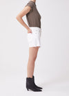 Parker Long Denim Short - Panna Cotta