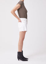 Parker Long Denim Short - Panna Cotta