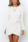 Wrap Tie Knit Dress