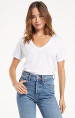 The Organic Cotton V-neck Tee