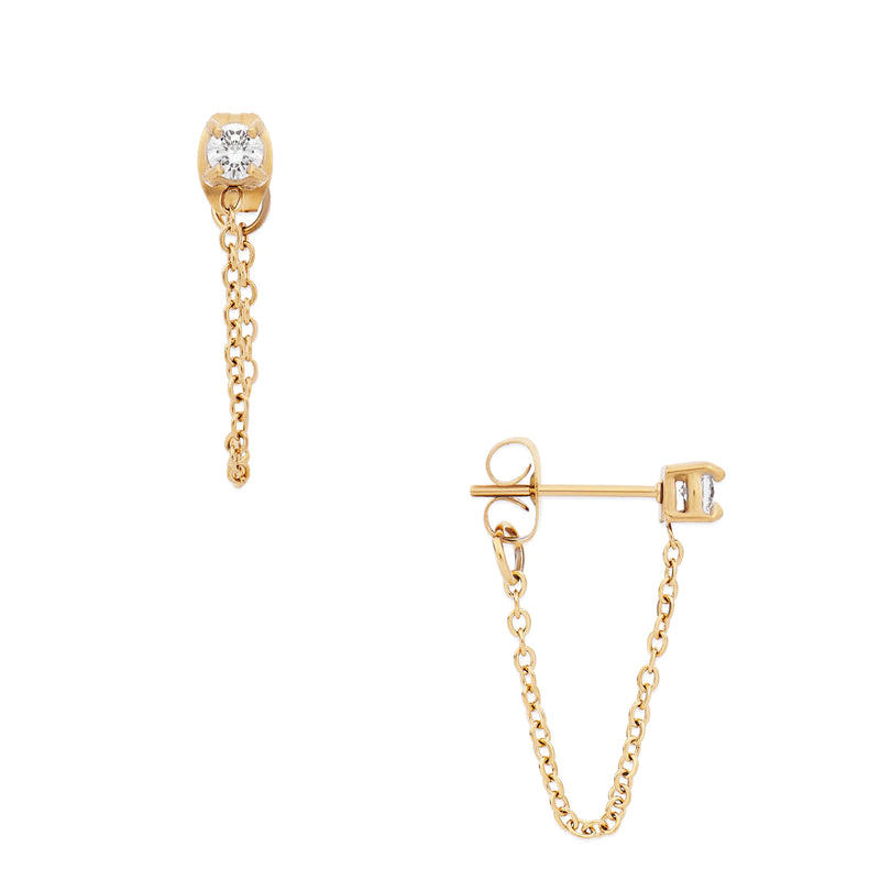 Sloane Chain Stud Earring