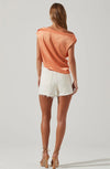 Ceres Satin off Shoulder Top