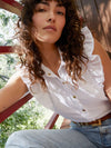 Archer Ruffled Button Up