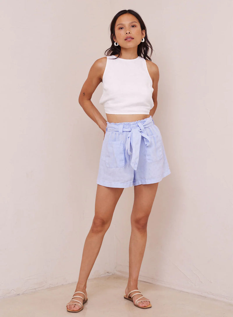 Patch Pocket Linen Short