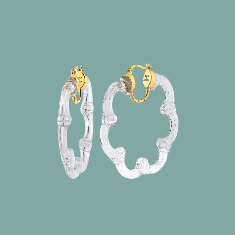 Clear Flower Bamboo Hoop