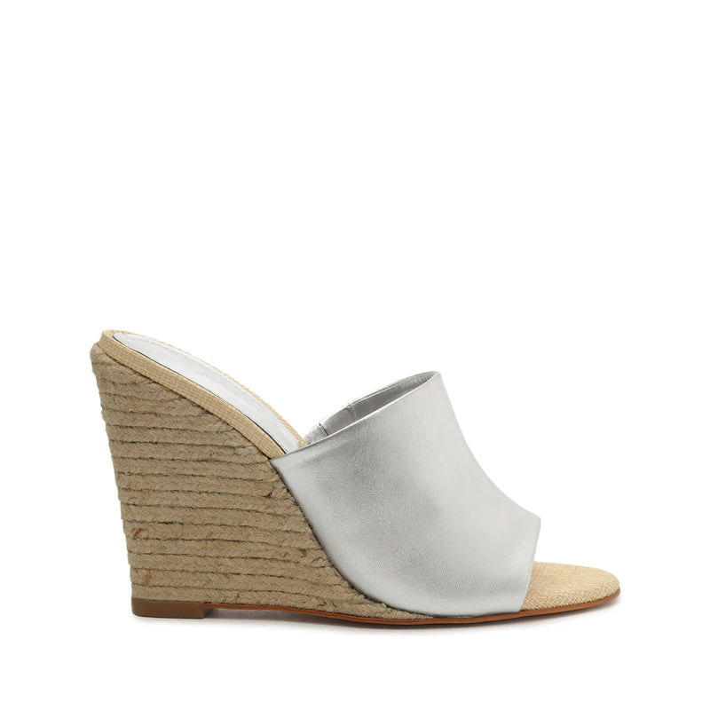 Lucy Weekend Metallic Leather Sandal