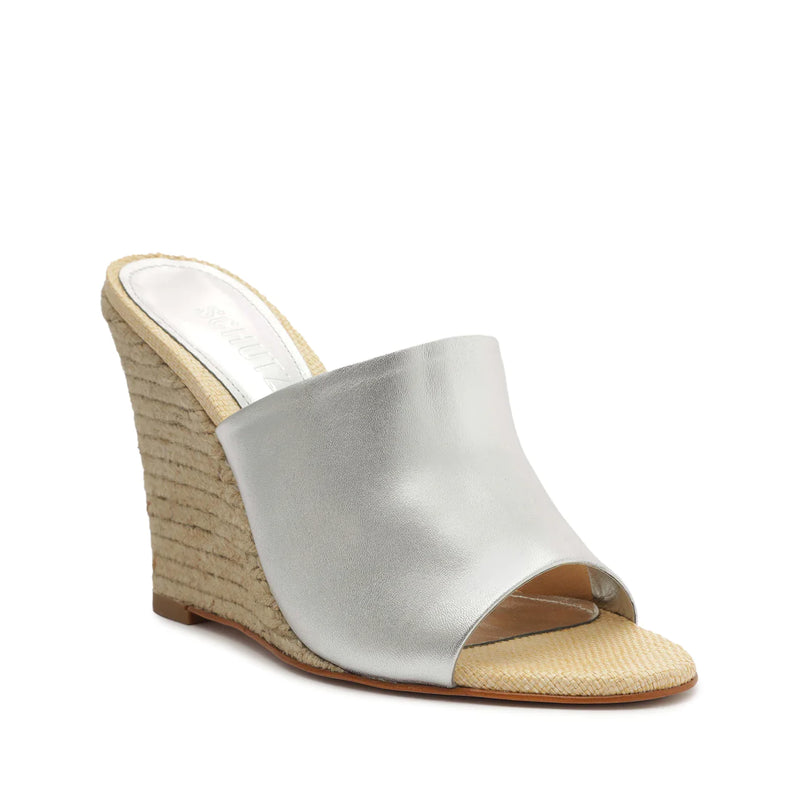 Lucy Weekend Metallic Leather Sandal