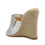Lucy Weekend Metallic Leather Sandal
