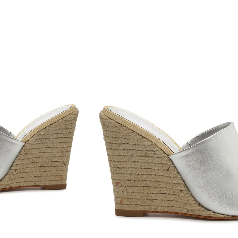 Lucy Weekend Metallic Leather Sandal