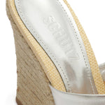 Lucy Weekend Metallic Leather Sandal