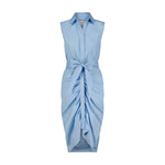 The Sleeveless Wrap Front Dress