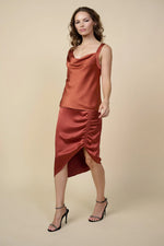Asymmetric Cowl Neck Cami