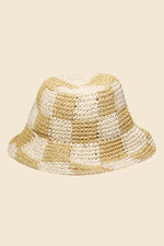 Colorful Checker Bucket Hat