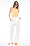 Blake Sleeveless Crew Neck Thong Bodysuit - Sherbert