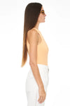 Blake Sleeveless Crew Neck Thong Bodysuit - Sherbert