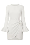 Wrap Tie Knit Dress