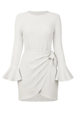 Wrap Tie Knit Dress