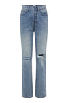 Cassie Super High Rise Straight Jeans - City Lights Distressed