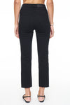 Charlie High Rise Classic Straight Ankle Jeans - Waverly