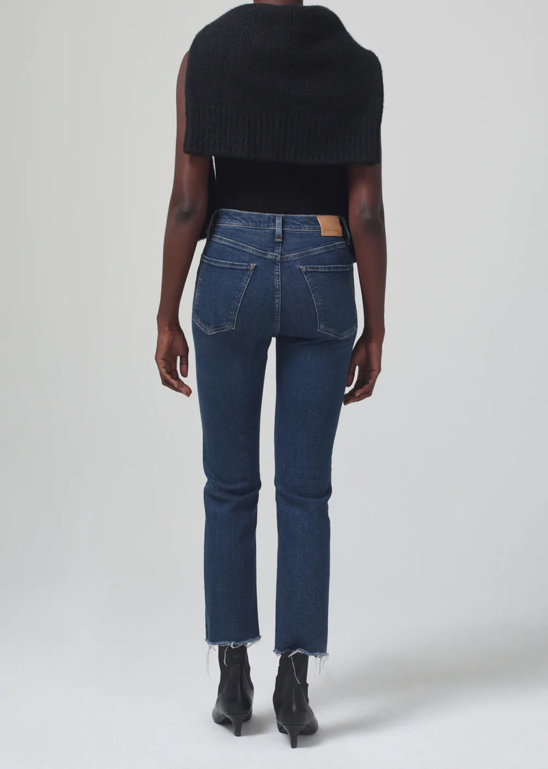 Daphne Crop Jean - Sky Lantern