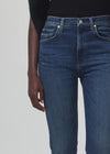 Daphne Crop Jean - Sky Lantern