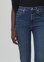Daphne Crop Jean - Sky Lantern