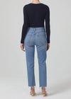 Daphne Crop High Rise Stovepipe Jean - Pegasus