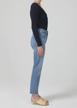 Daphne Crop High Rise Stovepipe Jean - Pegasus