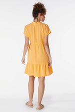 Drop Shoulder Tiered Dress