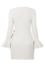 Wrap Tie Knit Dress