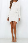 Wrap Tie Knit Dress