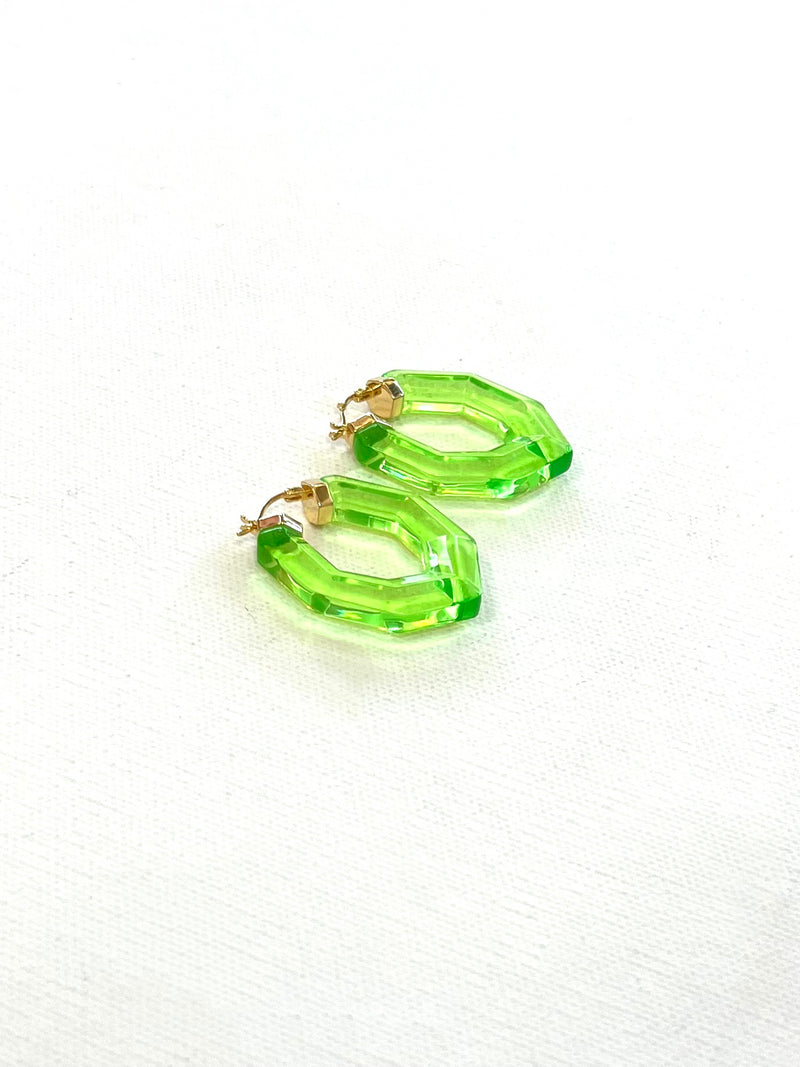 Pear Gem Hoop